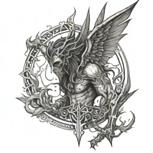 nephilim tattoo design idea