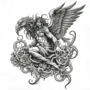 nephilim tattoo design idea