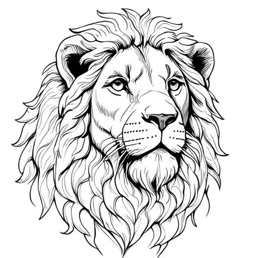Poland Jesus Lion tattoo design idea