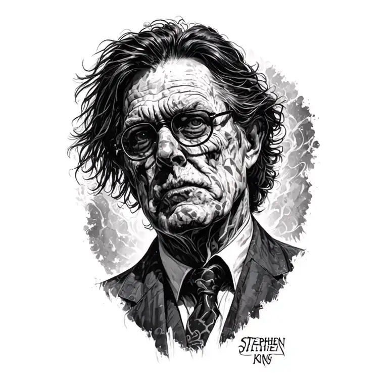 the stand Stephen King written tattoo design idea
