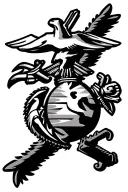 US Marines logo tattoo design idea