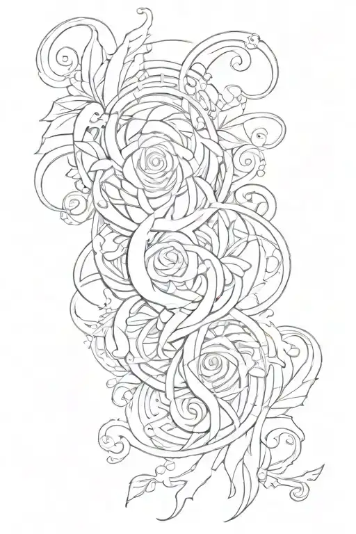 word "-21g" tattoo design idea