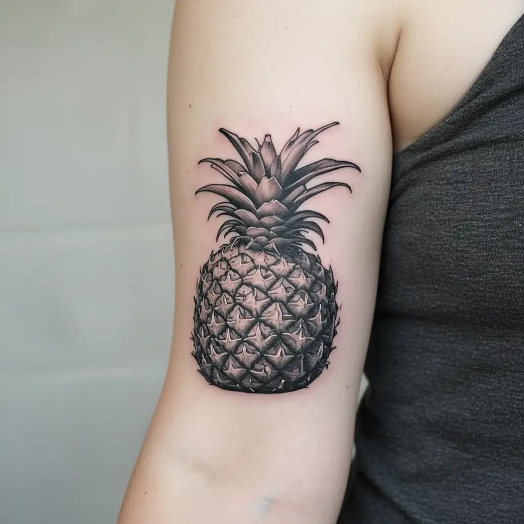 swingers pineapple tattoo design idea