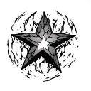 minecraft nether star tattoo design idea