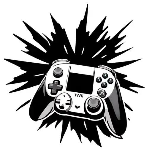 personal, small, and meaningful tattoo for brother who loves to play the Wii with me tattoo design idea