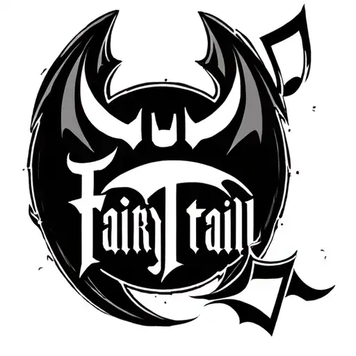 logo from the anime fairy tail, music notes, bat tattoo design idea