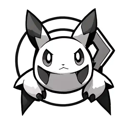 Pokemon mit FCM Emblem tattoo design idea