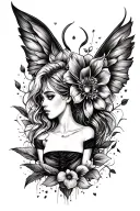 i was a suicidal guy , but after i met a girl it changed everything in my life , she made me alive and loved me the most tattoo design idea