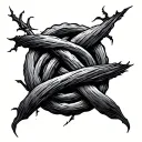 Witches Knot tattoo design idea