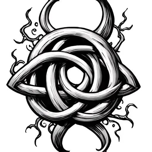 Witches Knot tattoo design idea