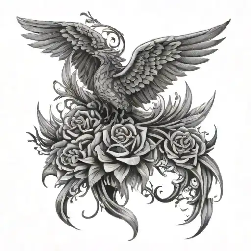 Evan 1-29-14, Phoenix 4-8-15, Charleigh 9-6-16, Ryon 12-26-18, Atira 11-10-23 tattoo design idea