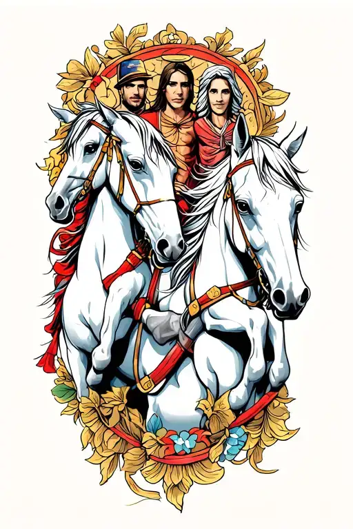 four horsemen tattoo design idea