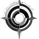 Create a tattoo with two concentric circles. The outer circle will only have the text “/  ..    .-.. --- ...- .    -.--  tattoo design idea