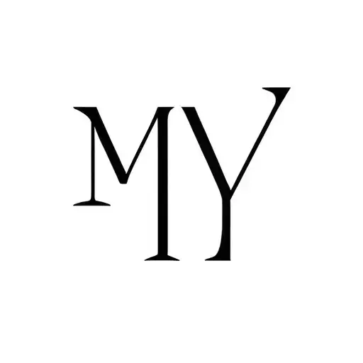 Libra And Sagittarius Combined "M" and "Y" tattoo design idea