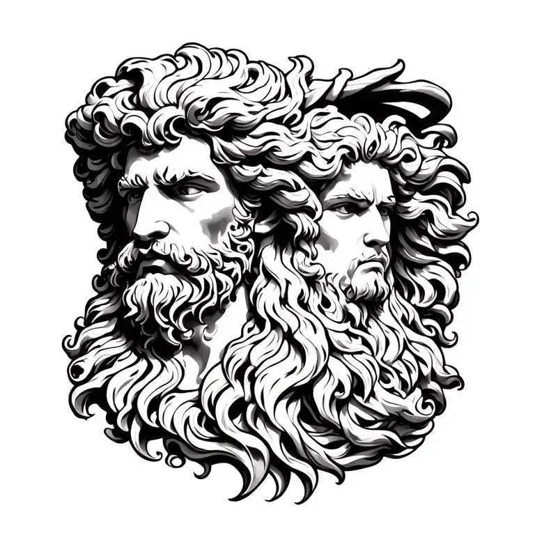 Zeus and ade tattoo tattoo design idea