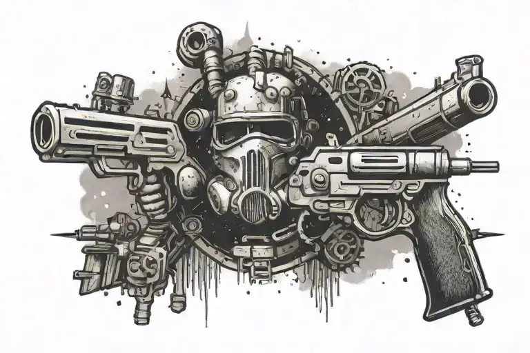 Fallout New Vegas tattoo design idea