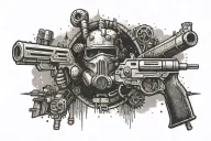 Fallout New Vegas tattoo design idea