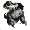 Adonis tattoo design idea