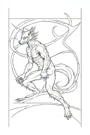 shadow hunter book open in front tattoo design idea