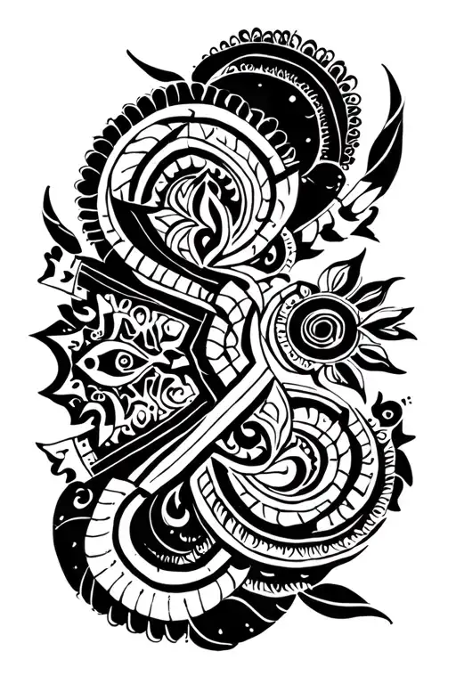 Hindu Good Lord tattoo design idea
