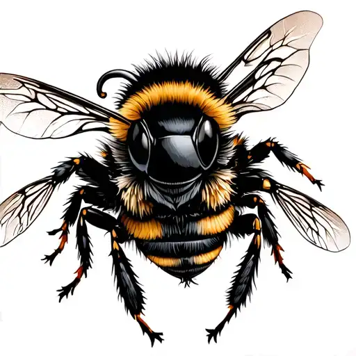 Bumble Bee tattoo design idea