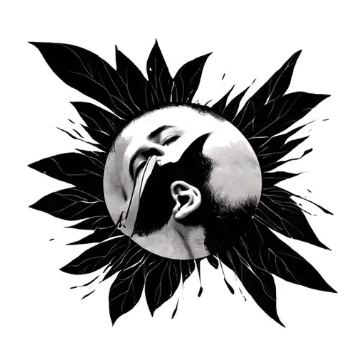 Mac Miller Swimming album cover featuring Devine femine album cover tattoo design idea