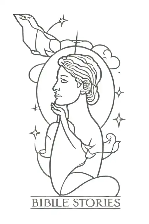 Bible stories tattoo design idea