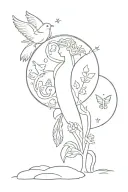 Bible stories tattoo design idea