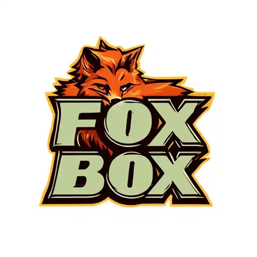 "Fox Box" military themed logo tattoo design idea