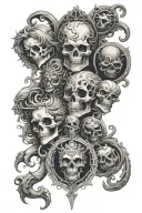 seven deadly sins tattoo design idea
