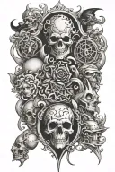 seven deadly sins tattoo design idea
