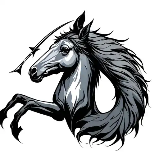 Sagittarius tattoo design idea
