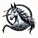 Sagittarius tattoo design idea