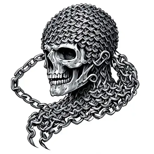 Chain Mail tattoo design idea