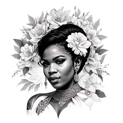 Nico Robin Mandela tattoo design idea