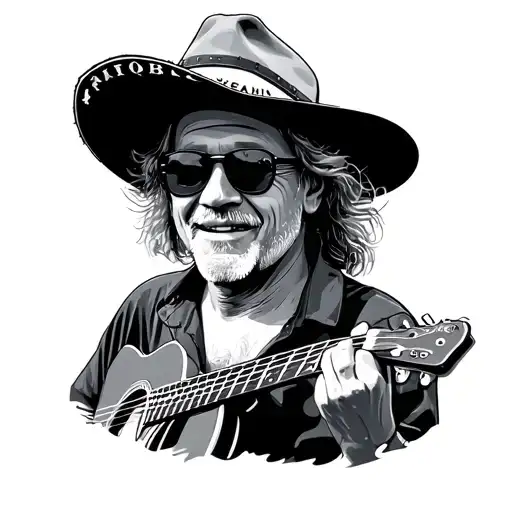 Jimmy Buffett tattoo design idea