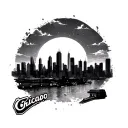 312 chicago skyline cubs tattoo design idea
