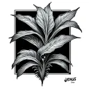 venus flytrap plant tattoo design idea