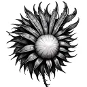 venus flytrap plant tattoo design idea