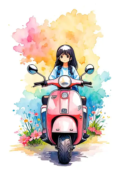 studio Ghibli scoot spites tattoo design idea