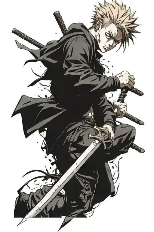 Heavenly Spear jujutsu kaisen related tattoo design idea
