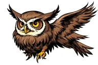 owlbear tattoo design idea