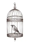 a bird cage tattoo design idea