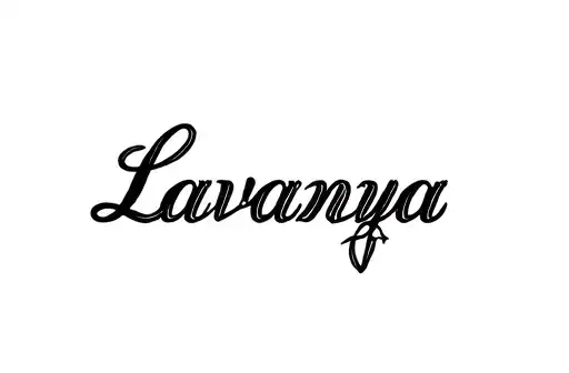 "Lavanya" tattoo design idea