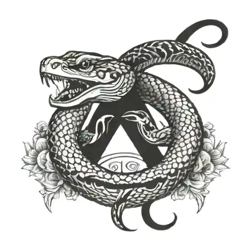 chinese year of the snake combine with zodiac leo simple behind the ear tattoo for women tattoo design idea