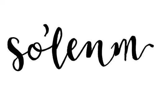 "Solemn" tattoo design idea