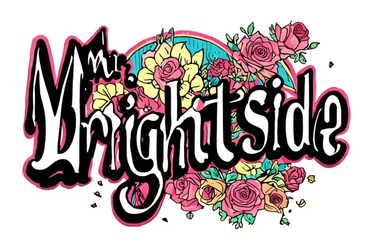 mr Brightside girl tattoo design idea