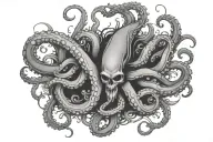 tentacles tattoo design idea
