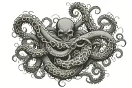 tentacles tattoo design idea