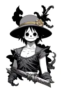 Ace One Piece tattoo design idea
